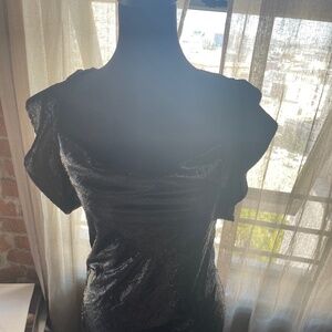 Victoria’s Secret Black Sparkle Halter Dress